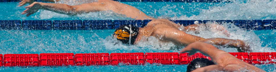 Swimming action